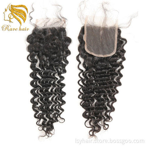 Malaysian Human Hair 9A Deep Curly Bundle Hair Extension, 4 Bundles Brazilian Angel Trio Body Wave Bundles